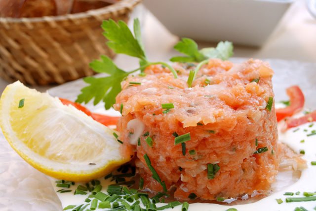 tartare de saumon