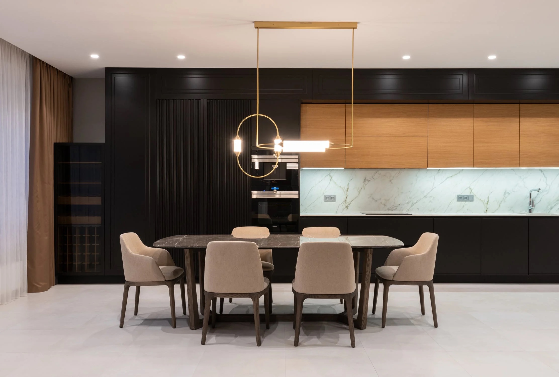 Décoration moderne avec des meubles modernes