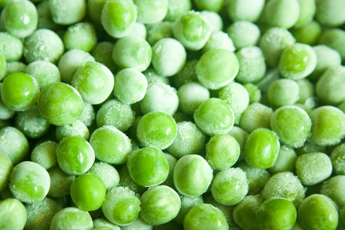 comment congeler des petits pois