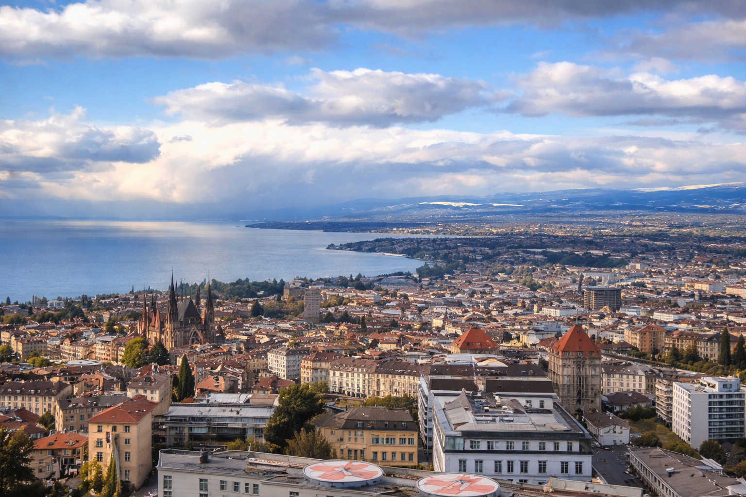 Webcams à Lausanne et du canton de Vaud