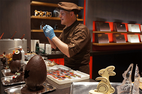 Ateliers du chocolat à la Maison Cailler