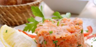 tartare de saumon