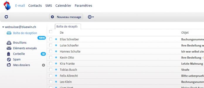 e-mail-bluewin e-mail Bluewin