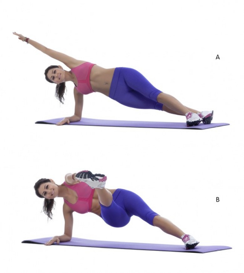 Gainage renversé ou planche latérale